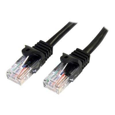 StarTech.com 3m Cat5e RJ45 UTP Netzwerkkabel Snagless - Cat 5e Patchkabel - Schwarz - Stecker / Stecker - Patch-Kabel --0