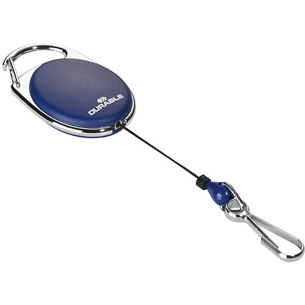 Ausweishalter JOJO STYLE mit Federhaken VE 20 Stk blau. Durable | Hunke & Jochheim GmbH & CO. KG 53679749-0