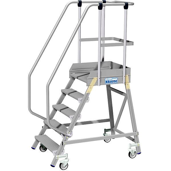 Podestleiter einseitig begehbar Fußleiste 5 Stufen. Krause-Werk GmbH & CO. KG 53685249