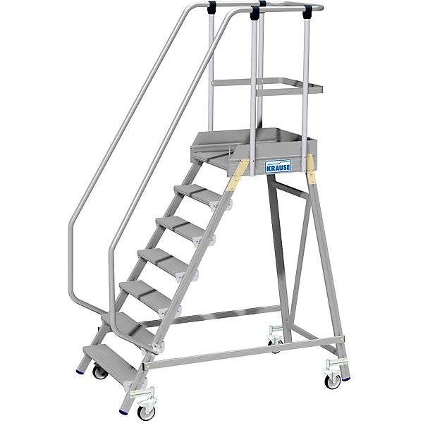 Podestleiter einseitig begehbar Fußleiste 7 Stufen. Krause-Werk GmbH & CO. KG 53685449