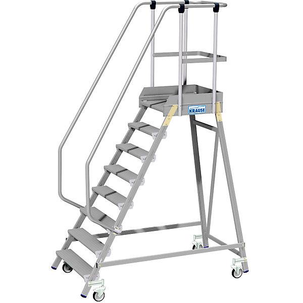 Podestleiter einseitig begehbar Fußleiste 8 Stufen. Krause-Werk GmbH & CO. KG 53685549