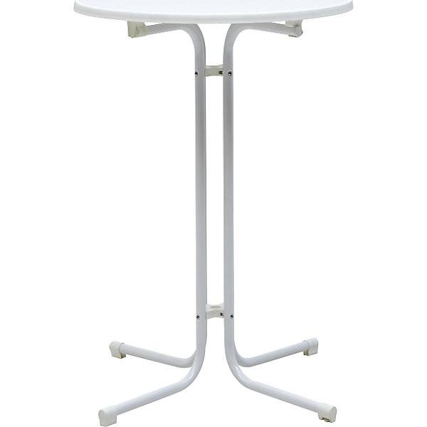 Stehtisch im Außenbereich HxØ 1100 x 800 mm weiß. Simon Evers & CO. GmbH 53831649-0