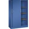 Schiebetürenschrank ASISTO Höhe 1617 mm Breite 1000 mm enzianblau/enzianblau. C+P 53902549