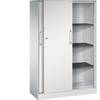 Schiebetürenschrank ASISTO Höhe 1617 mm Breite 1000 mm lichtgrau/lichtgrau. C+P 53903949