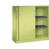 Schiebetürenschrank ASISTO Höhe 1292 mm Breite 1200 mm viridingrün/viridingrün. C+P 53904349