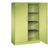Flügeltürenschrank ASISTO Höhe 1617 mm Breite 1000 mm 3 Fachböden viridingrün/viridingrün. C+P 53888049