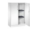 C+P Flügeltürenschrank Asisto, H1310xB800xT435mm, 9016/9016