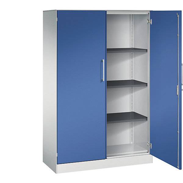 C+P Flügeltürenschrank Asisto, H1635xB1000xT435mm, 7035/5010-0