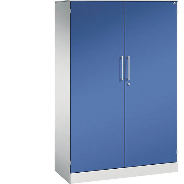 C+P Flügeltürenschrank Asisto, H1635xB1000xT435mm, 7035/5010-1