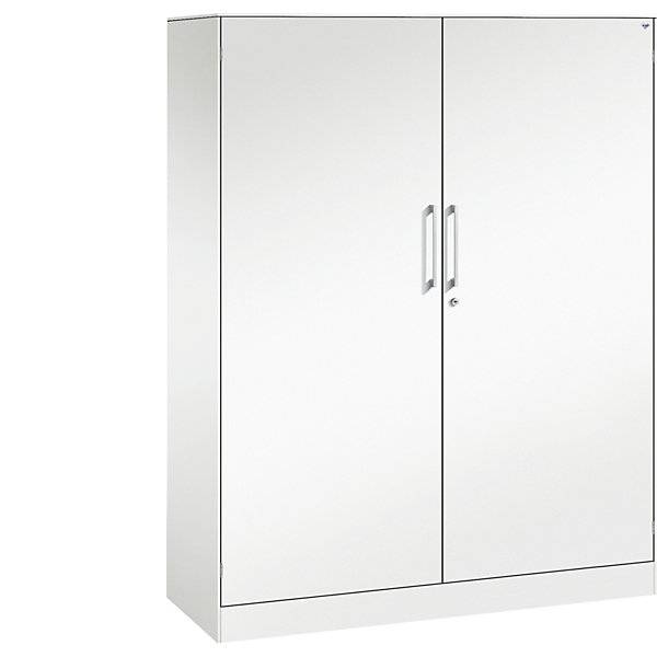 C+P Flügeltürenschrank Asisto, H1635xB1200xT435mm, 9016/9016-1