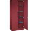 Flügeltürenschrank ASISTO Höhe 1980 mm Breite 800 mm 4 Fachböden rubinrot/rubinrot. C+P 53891949