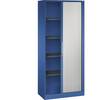 Rollladenschrank ASISTO Höhe 1980 mm Breite 800 mm enzianblau/lichtgrau. C+P 53939549