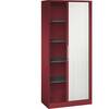 Rollladenschrank ASISTO Höhe 1980 mm Breite 800 mm rubinrot/verkehrsweiß. C+P 53939449