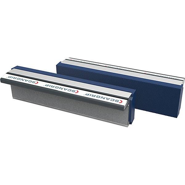 Magnet-Schraubstockbacken geriffelte Schutzbacken aus Polyurethan 1 Paar Backenbreite 100 mm. Kiesel GmbH-0
