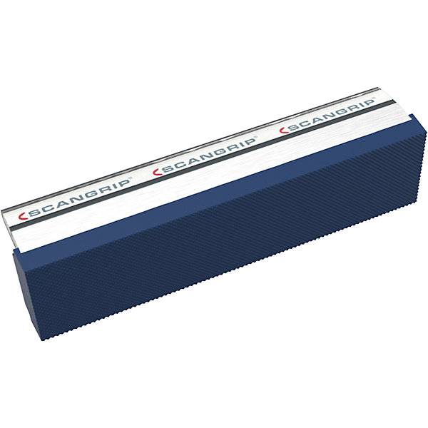 Magnet-Schraubstockbacken geriffelte Schutzbacken aus Polyurethan 1 Paar Backenbreite 100 mm. Kiesel GmbH-1