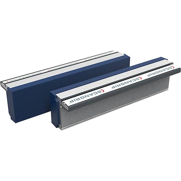 Magnet-Schraubstockbacken geriffelte Schutzbacken aus Polyurethan 1 Paar Backenbreite 100 mm. Kiesel GmbH-3