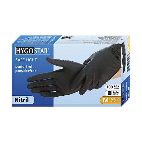 Nitril-Einweghandschuhe SAFE LIGHT schwarz Größe 11 (XXL) VE 900 Stk. Franz Mensch GmbH 53985649-1
