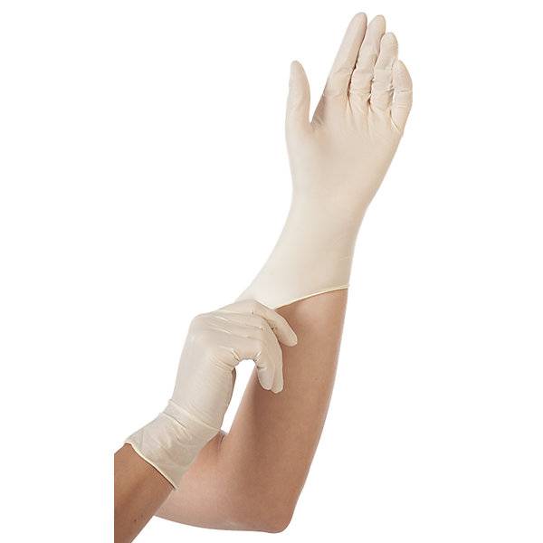 Latex-Einweghandschuhe VE 1000 Stk GRIP LIGHT NATUR Größe 8 (M). Franz Mensch GmbH 53986349-0