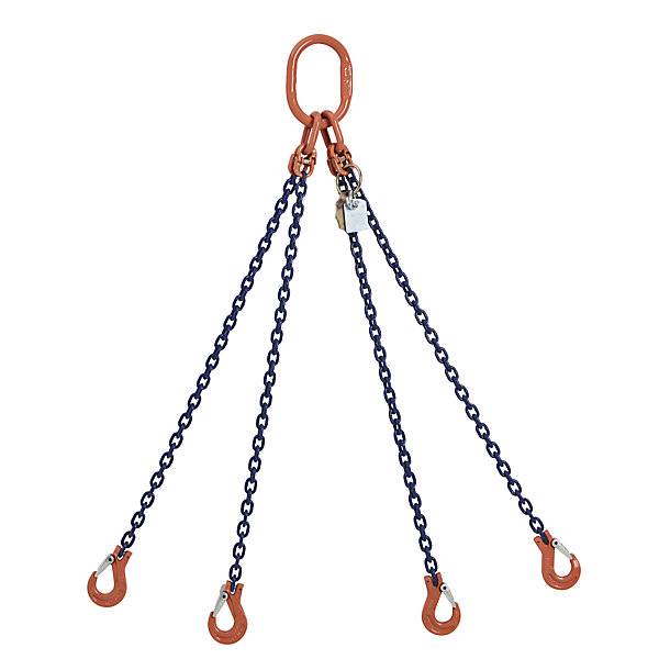 Anschlagkette GK10 4-strängig Tragfähigkeit 3000 kg Kettenstärke 6 mm Nutzlänge 15 m. FS-Hebetechnik GmbH-0