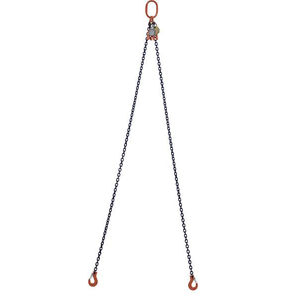 Anschlagkette GK10 2-strängig Tragfähigkeit 2000 kg Kettenstärke 6 mm mit Verkürzung Nutzlänge 4 m.-0
