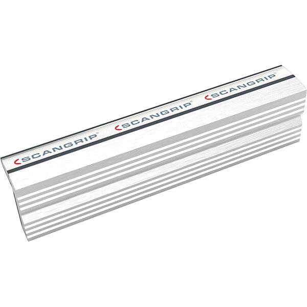 Magnet-Schraubstockbacken neutrale Schutzbacken aus gehärtetem Aluminium 1 Paar Backenbreite 100 mm. Kiesel-1