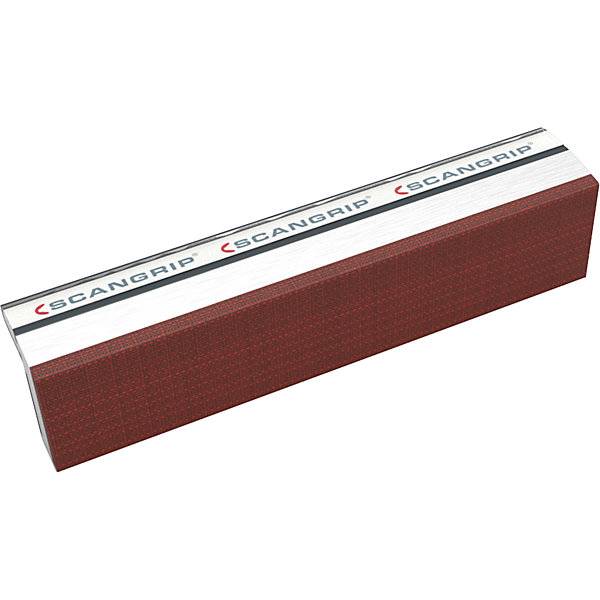 Magnet-Schraubstockbacken aus gehärtetem Aluminium mit Fiberauflage 1 Paar Backenbreite 100 mm. Kiesel GmbH-1