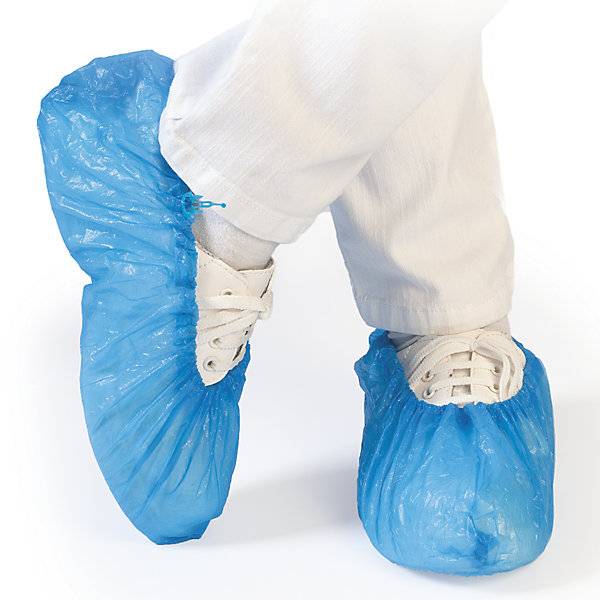 Einweg-Überschuhe aus CPE VE 1100 Stk blau. Franz Mensch GmbH 54040949-0
