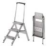 Alu-Klapptreppe Stufen Aluminium geriffelt mit Sicherheitsbügel 3 Stufen. WAKÜ-Geräte GmbH 77222449