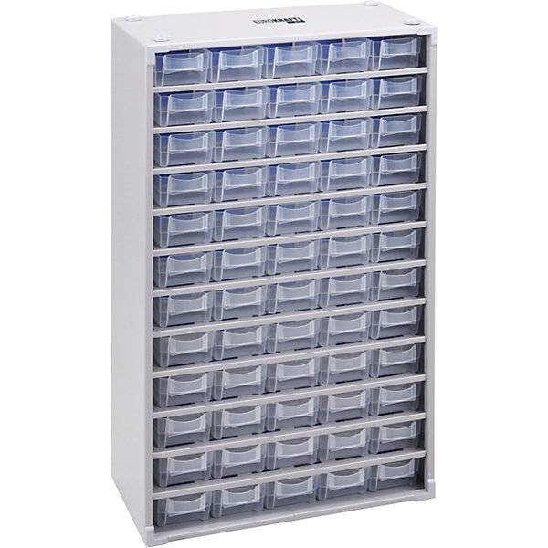 Metall-Kleinteilemagazin HxBxT 565 x 300 x 140 mm 60 Schubladen 60 Trennstege. TAKKT Industrial & Packaging-0