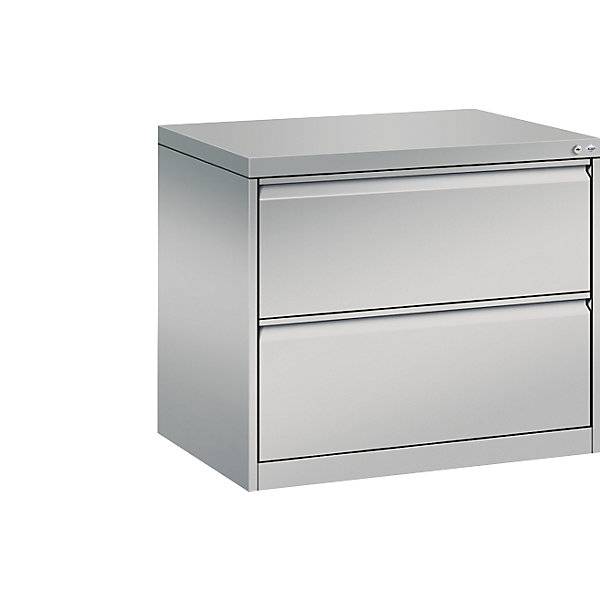 Hängeregistraturschrank ACURADO 2-bahnig 2 Schübe schwarzgrau. C+P 54569249