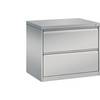 Hängeregistraturschrank ACURADO 2-bahnig 2 Schübe schwarzgrau. C+P 54569249