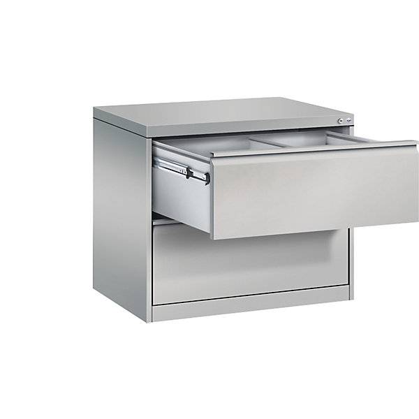 Hängeregistraturschrank ACURADO 2-bahnig 2 Schübe schwarzgrau. C+P 54569249-1