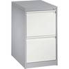 Hängeregistraturschrank ACURADO 1-bahnig 2 Schübe weißaluminium / verkehrsweiß. C+P 54567149