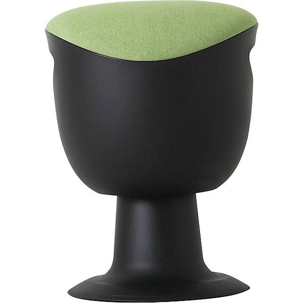 Multibeweglicher Sitzhocker höhenverstellbar 465 - 585 mm Sitz gepolstert Bezug grün. Lotz Lagertechnik GmbH