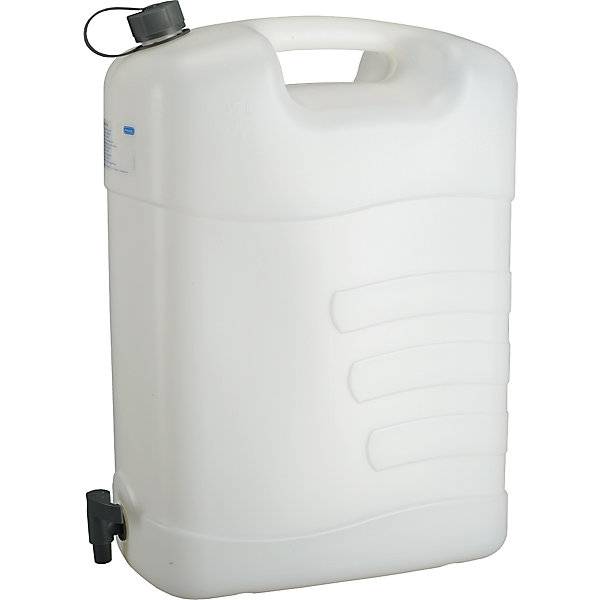 Wasserkanister mit Ablasshahn 35 Liter VE 5 Stk LxBxH 415 x 248 x 537 mm. PRESSOL Schmiergeräte GmbH 56930549-0