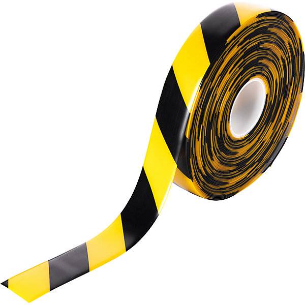 Bodenmarkierungsband extrastark Breite 50 mm gelb/schwarz. Ampere Deutschland GmbH 56949549-0