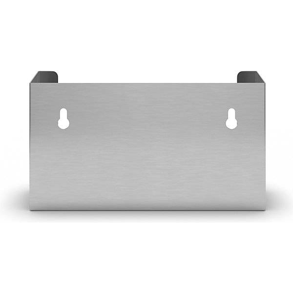 Handschuh- und Kosmetiktuchspender für 1 Box HxBxT 120 x 222 x 65 mm Edelstahl. TAKKT Industrial & Packaging-2