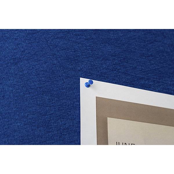 Pinnwand eloxierter Alu-Rahmen Stoffbezug blau BxH 900 x 600 mm. TAKKT Industrial & Packaging GmbH 57274149-2