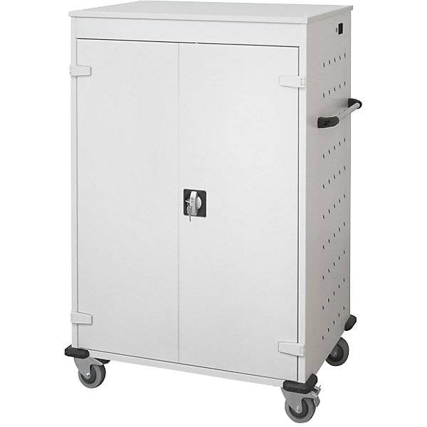 Laptop-Ladewagen mit 20 Fächern lichtgrau / lichtgrau. rotstahl GmbH 54093049-0