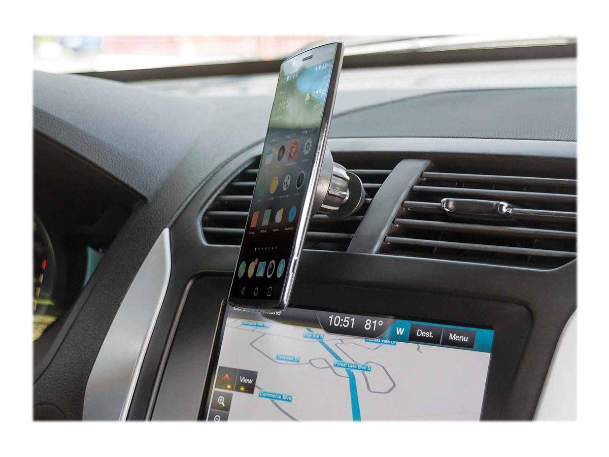 MANHATTAN Kfz-Halterung fuer Smartphones mit Magnetbefestigung Laesst sich auf das Lueftungsgitter des Autos aufstecken -0