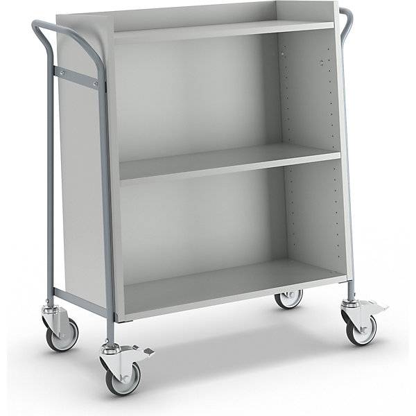 Bürowagen für Ordner Tragfähigkeit 150 kg LxBxH 950 x 455 x 1015 mm. Wilhelm Ebinger | Metallwaren GmbH-0