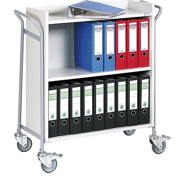 Bürowagen für Ordner Tragfähigkeit 150 kg LxBxH 950 x 455 x 1015 mm. Wilhelm Ebinger | Metallwaren GmbH-1