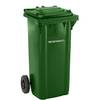 Mülltonne aus Kunststoff DIN EN 840 Volumen 120 l BxHxT 505 x 1005 x 555 mm grün ab 5 Stk. TAKKT Industrial &