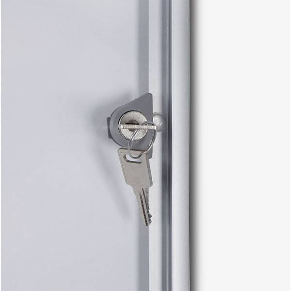 Schaukasten für innen Metallrückwand 2 DIN A4-Blätter HxB 350 x 491 mm. TAKKT Industrial & Packaging GmbH-4