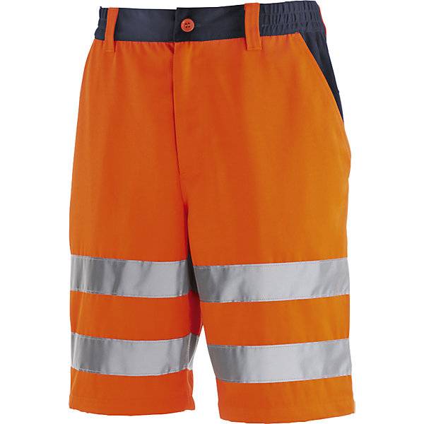 Warnschutz-Shorts leuchtorange / navy Größe 46. BIG Arbeitsschutz GmbH 64899449