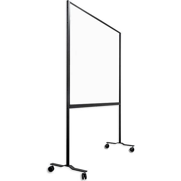 Mobiles Whiteboard WORKBOARD Stahl emailliert BxH 1500 x 1200 mm. TAKKT Industrial & Packaging GmbH 65031049-0