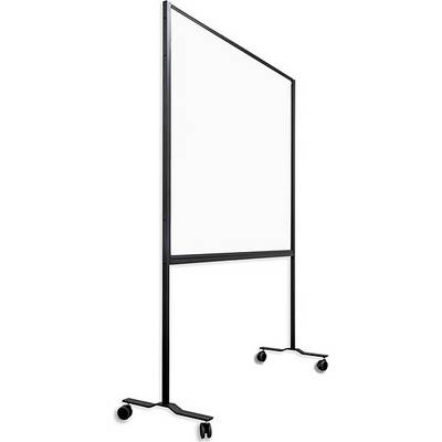 Mobiles Whiteboard WORKBOARD Stahl emailliert BxH 1500 x 1200 mm. TAKKT Industrial & Packaging GmbH 65031049-0