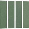 Akustik-Wandplatte HxB 1200 x 300 mm VE 4 Stk petrol. TAKKT Industrial & Packaging GmbH 65968849