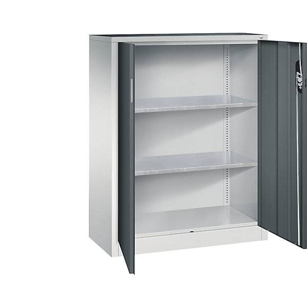 C+P Flügeltürenschrank Acurado, H1200xB930xT400mm, 7035/7016