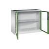 C+P Flügeltürenschrank Acurado, H1000xB1200xT500mm, 7035/6011